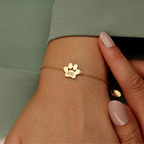 Custom Paw Name Bracelet