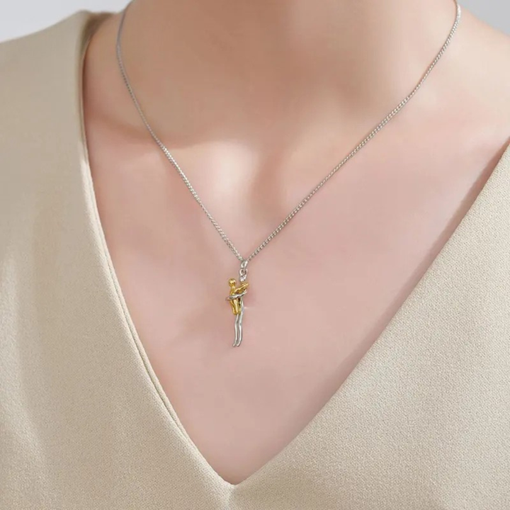 Mommy and Me Hug Necklace