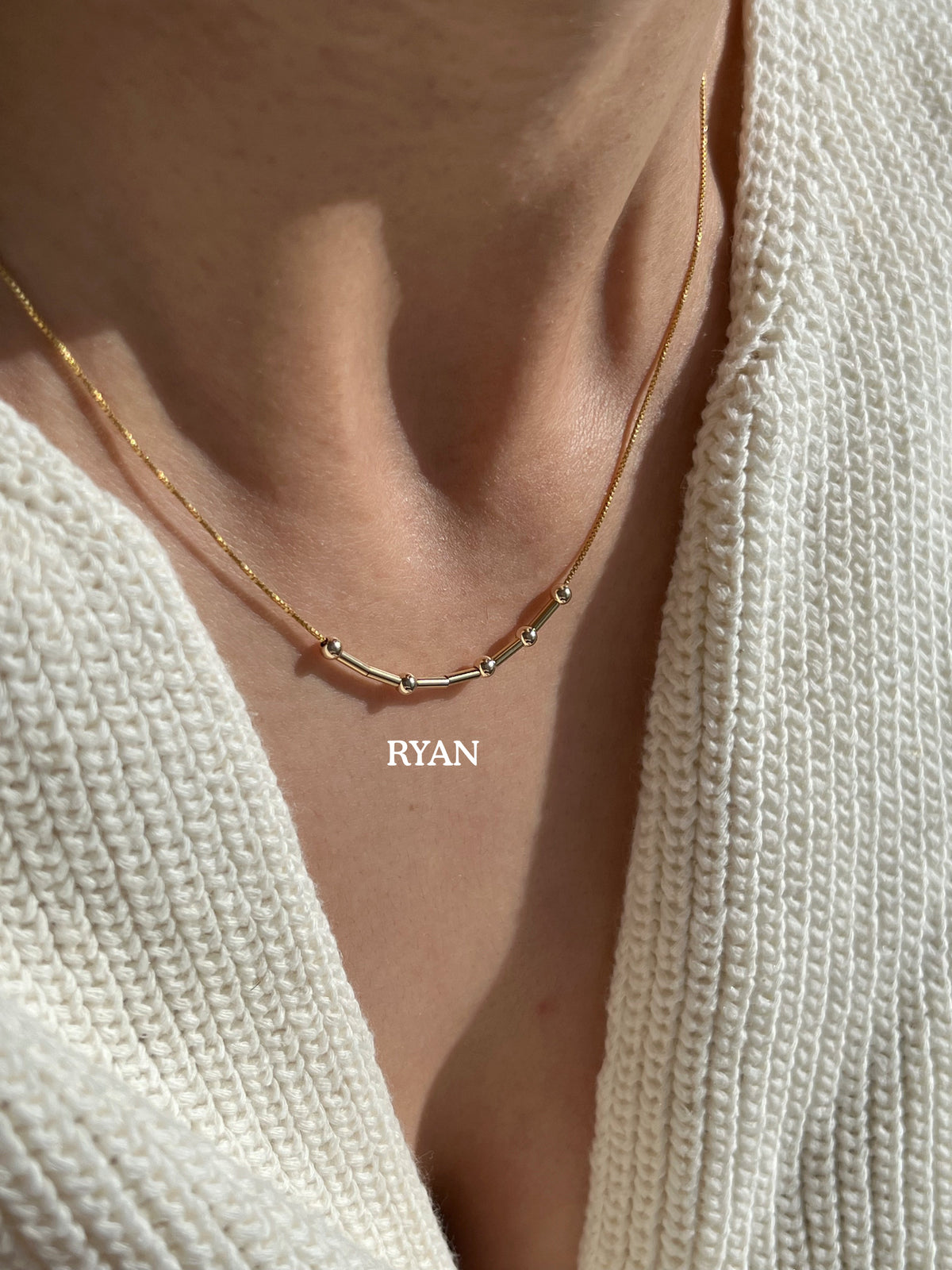 Morse Code Necklace Hidden Message