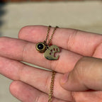 Custom Paw Necklace With Photo & Name