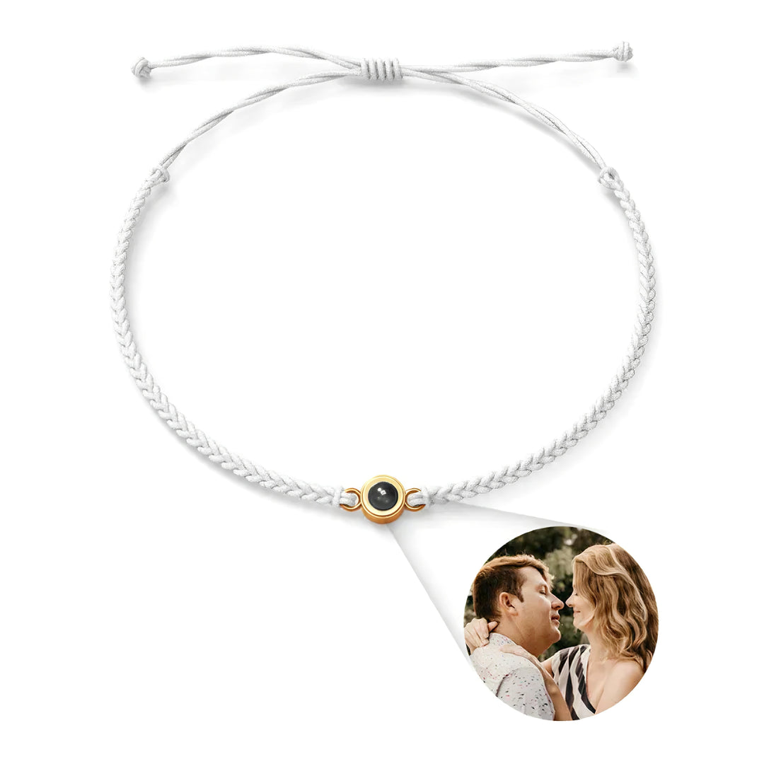 Personalized Circle Photo Bracelet