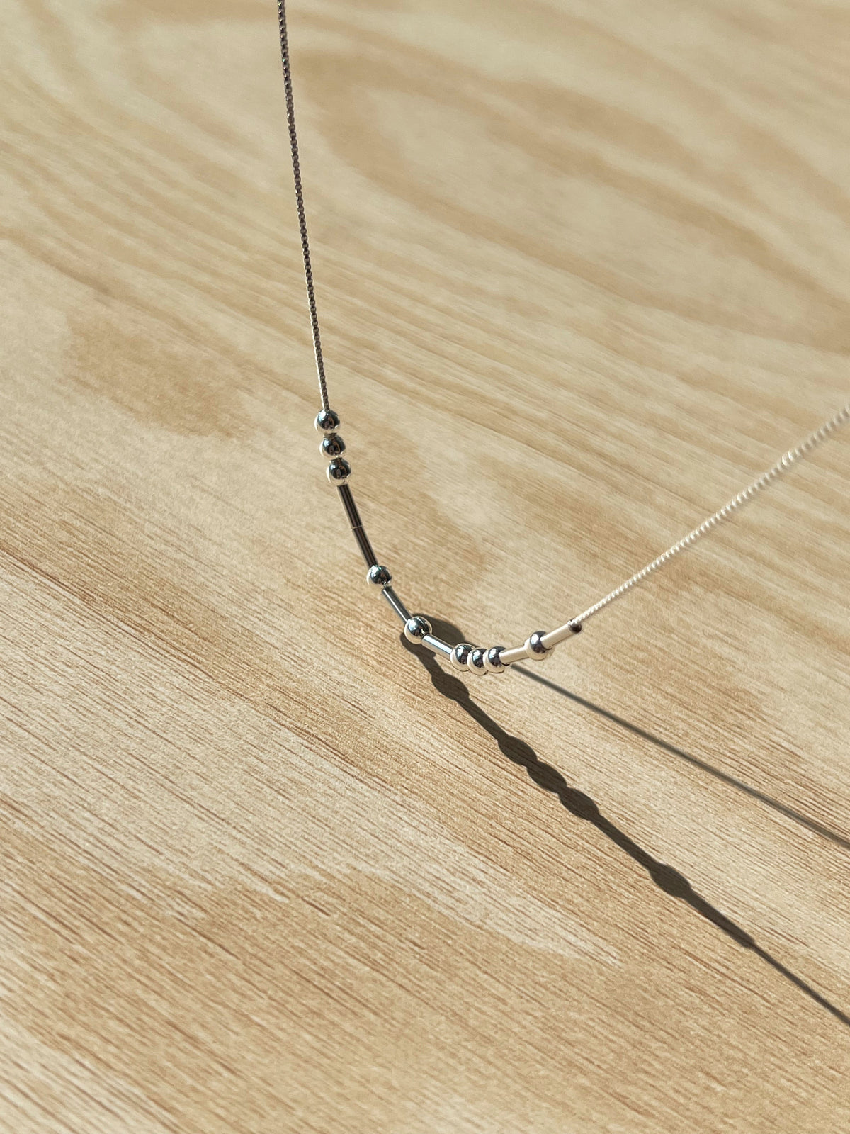 Morse Code Necklace Hidden Message