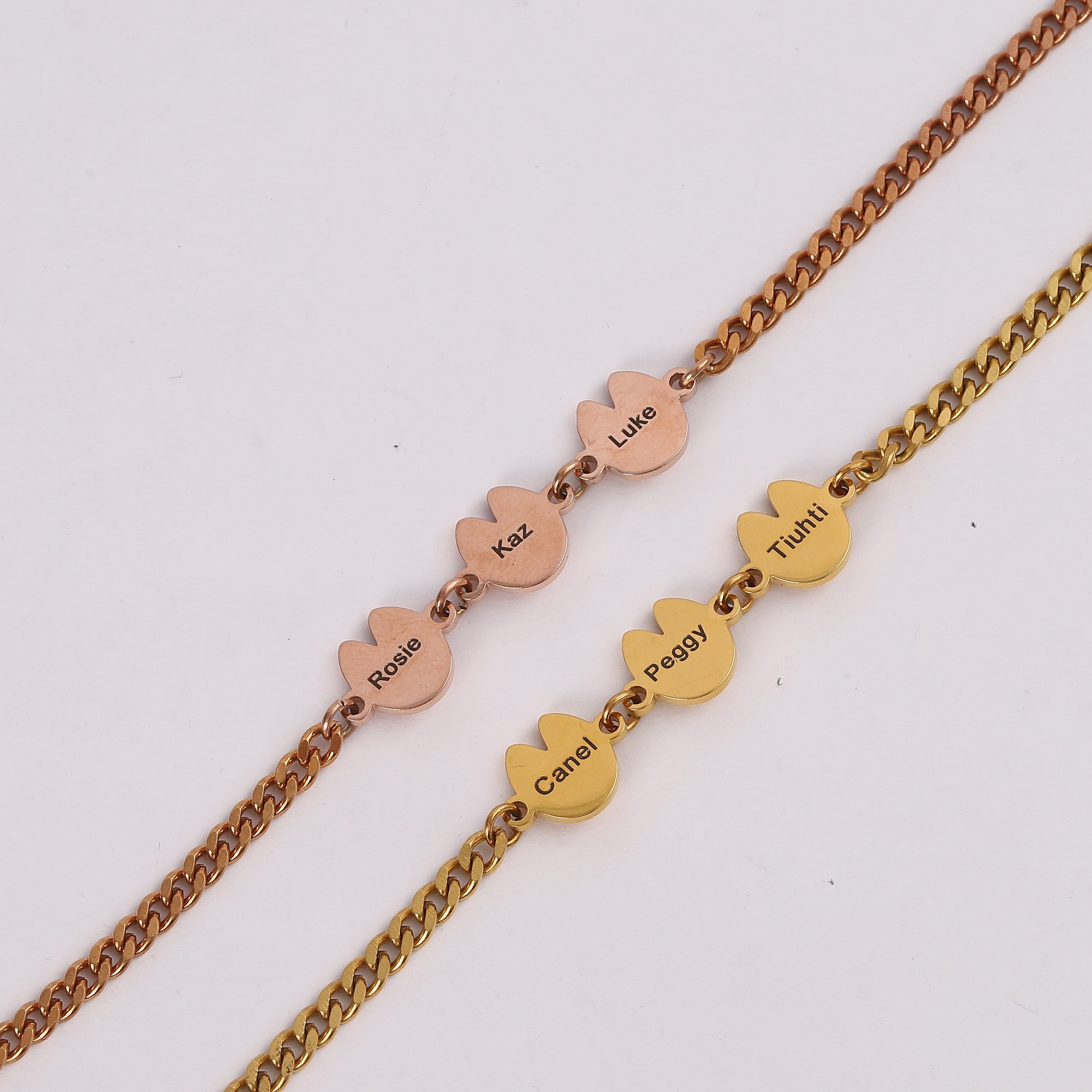 Custom Horse Hoof Engraved Name Bracelet (unisex)