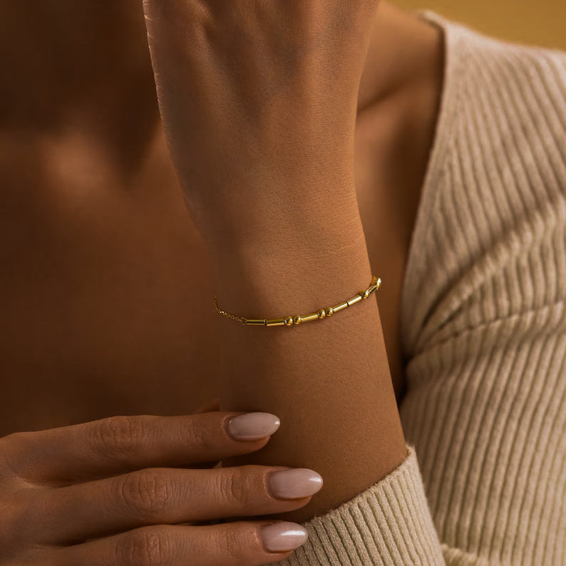 Morse Code Bracelet Hidden Message