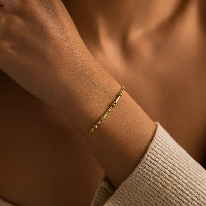 Morse Code Bracelet Hidden Message