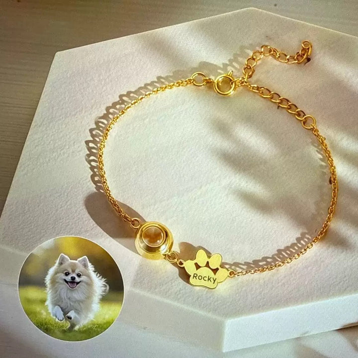 Engravable Bracelet-Custom photo and name