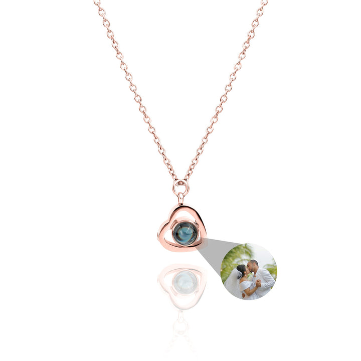 Personalized Photo Heart Necklace