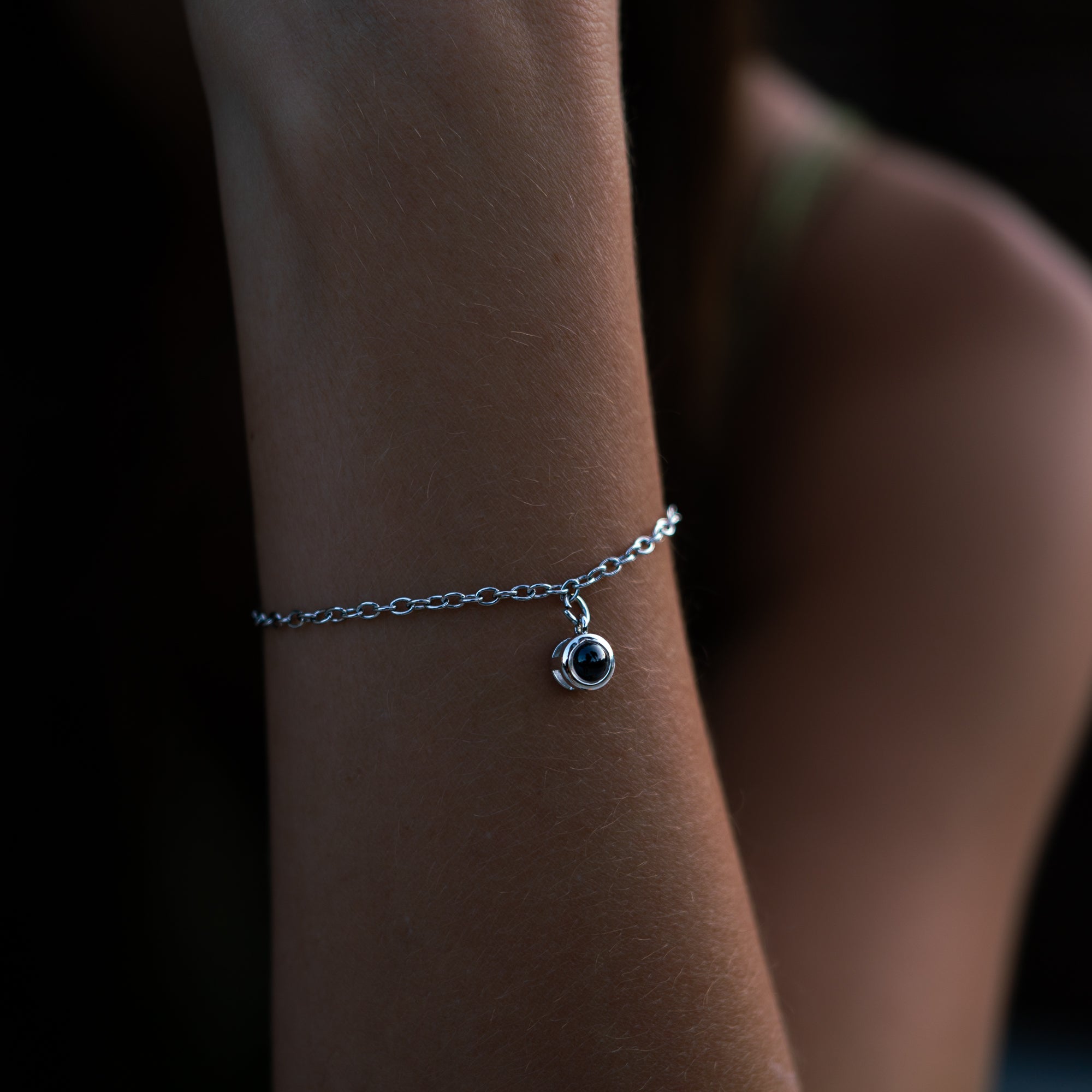 Personalized Photo Bracelet with Your Own Photo - Delicate