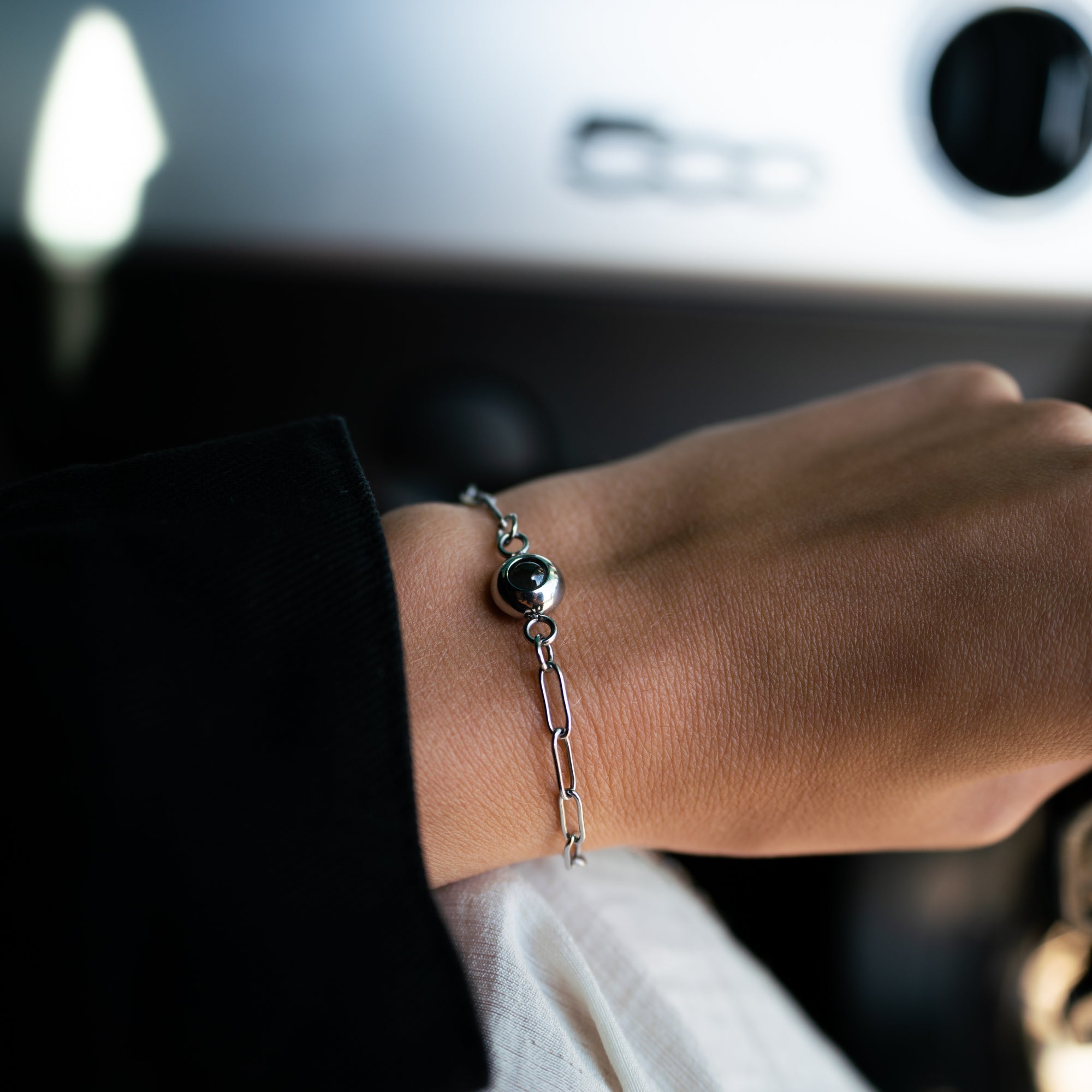 Photo Bracelet with Your Own Photo - Paperclip