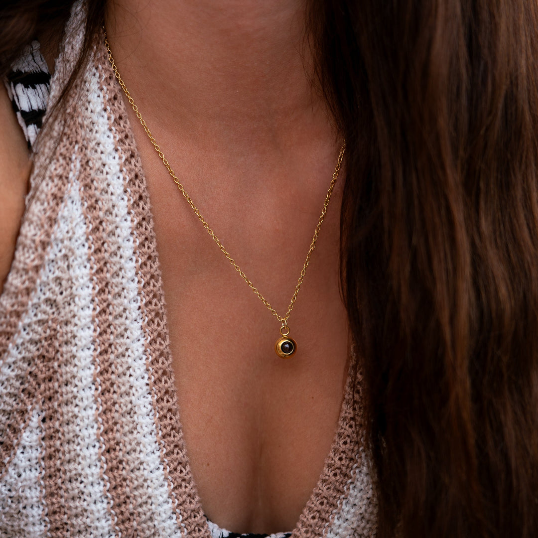 Photo Necklace with Your Own Photo - Delicate