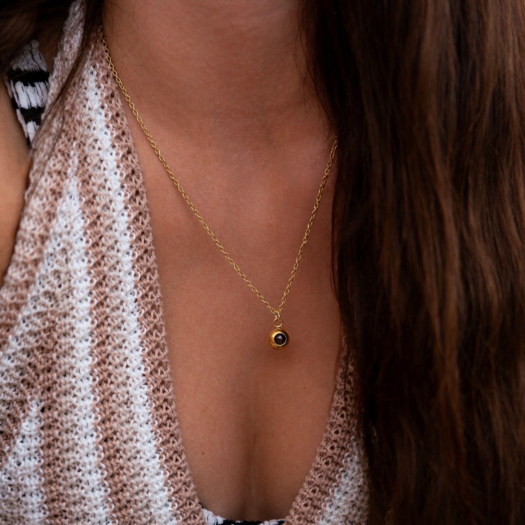 Photo Necklace with Your Own Photo - Delicate