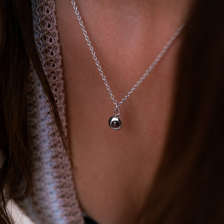 Photo Necklace with Your Own Photo - Delicate
