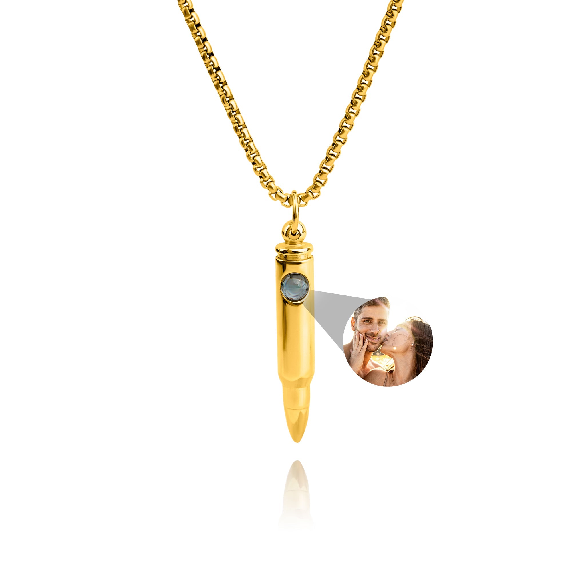 Photo Necklace with Your Own Photo - Maverick