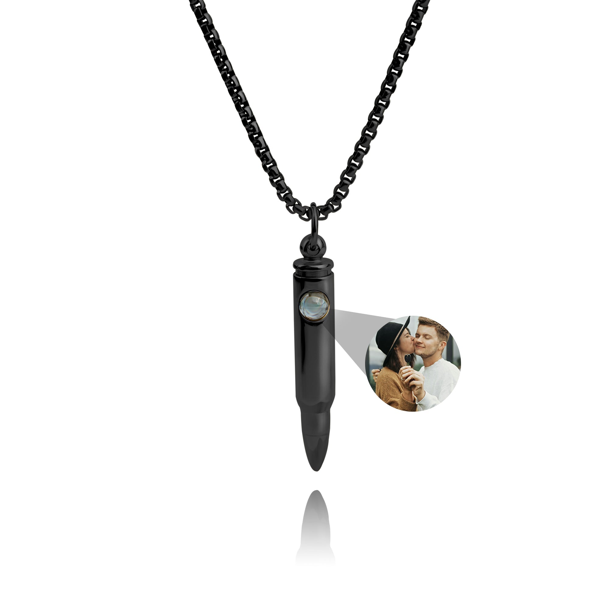 Photo Necklace with Your Own Photo - Maverick