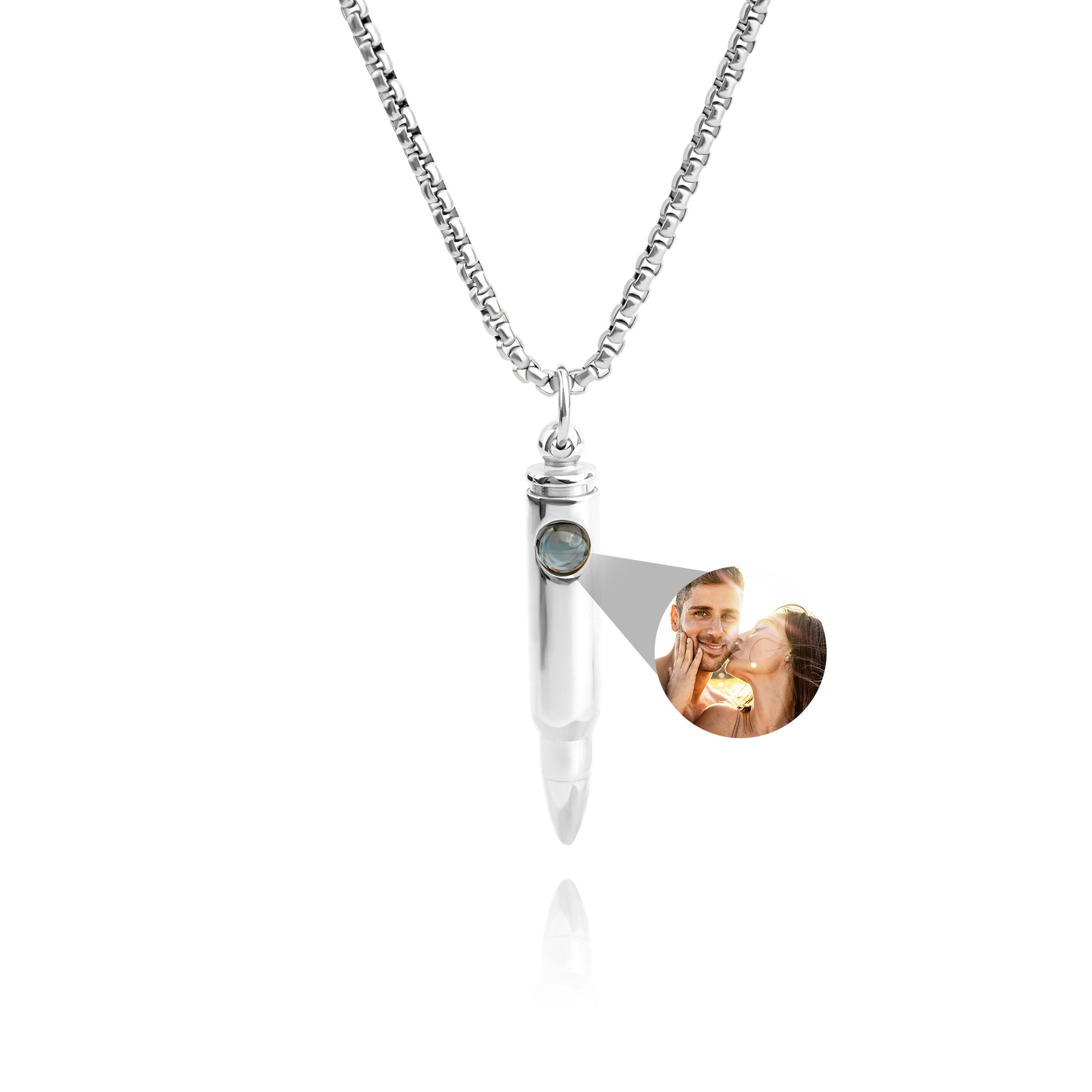 Photo Necklace with Your Own Photo - Maverick