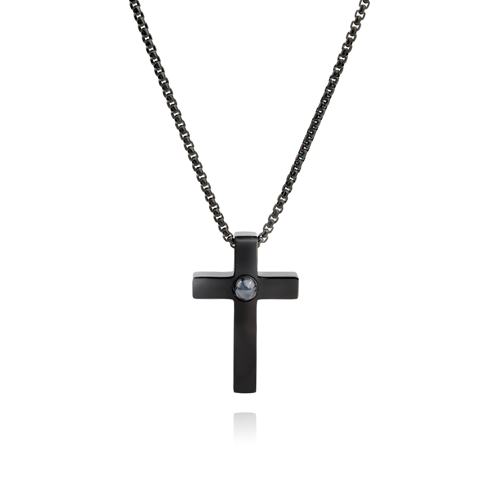 Photo Necklace with Your Own Photo - Cross