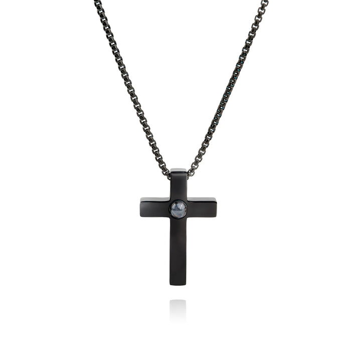 Photo Necklace with Your Own Photo - Cross