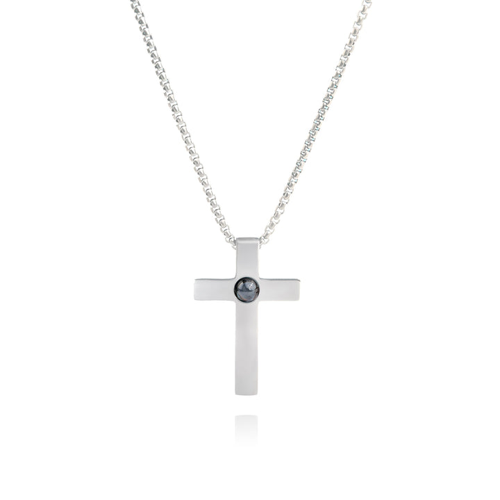 Photo Necklace with Your Own Photo - Cross