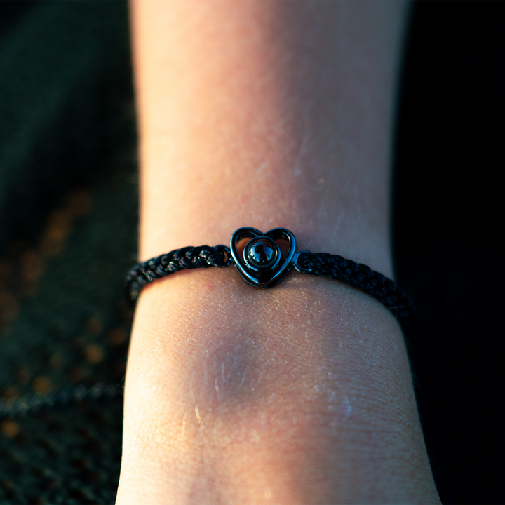 Photo Bracelet with Your Own Photo - Heart