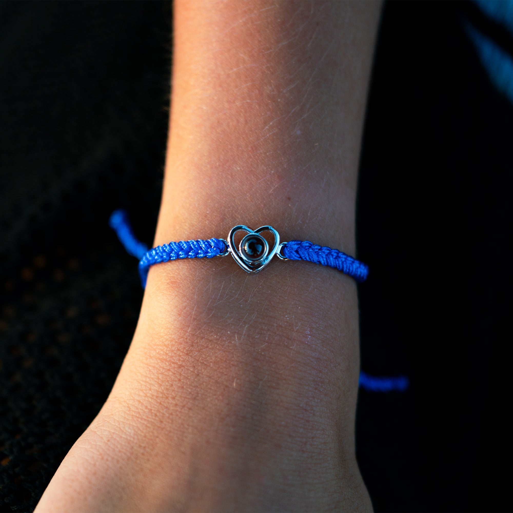 Photo Bracelet with Your Own Photo - Heart