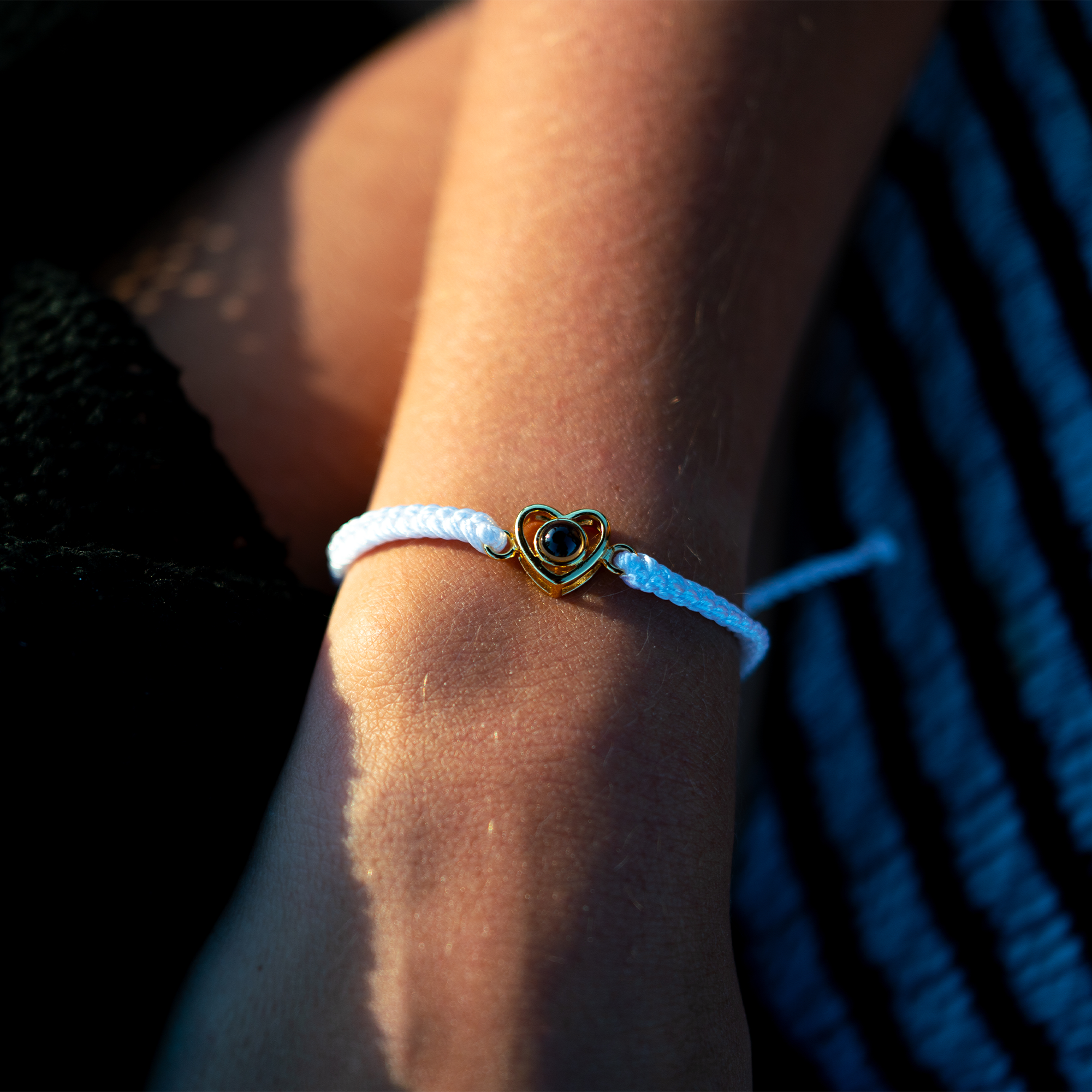 Photo Bracelet with Your Own Photo - Heart