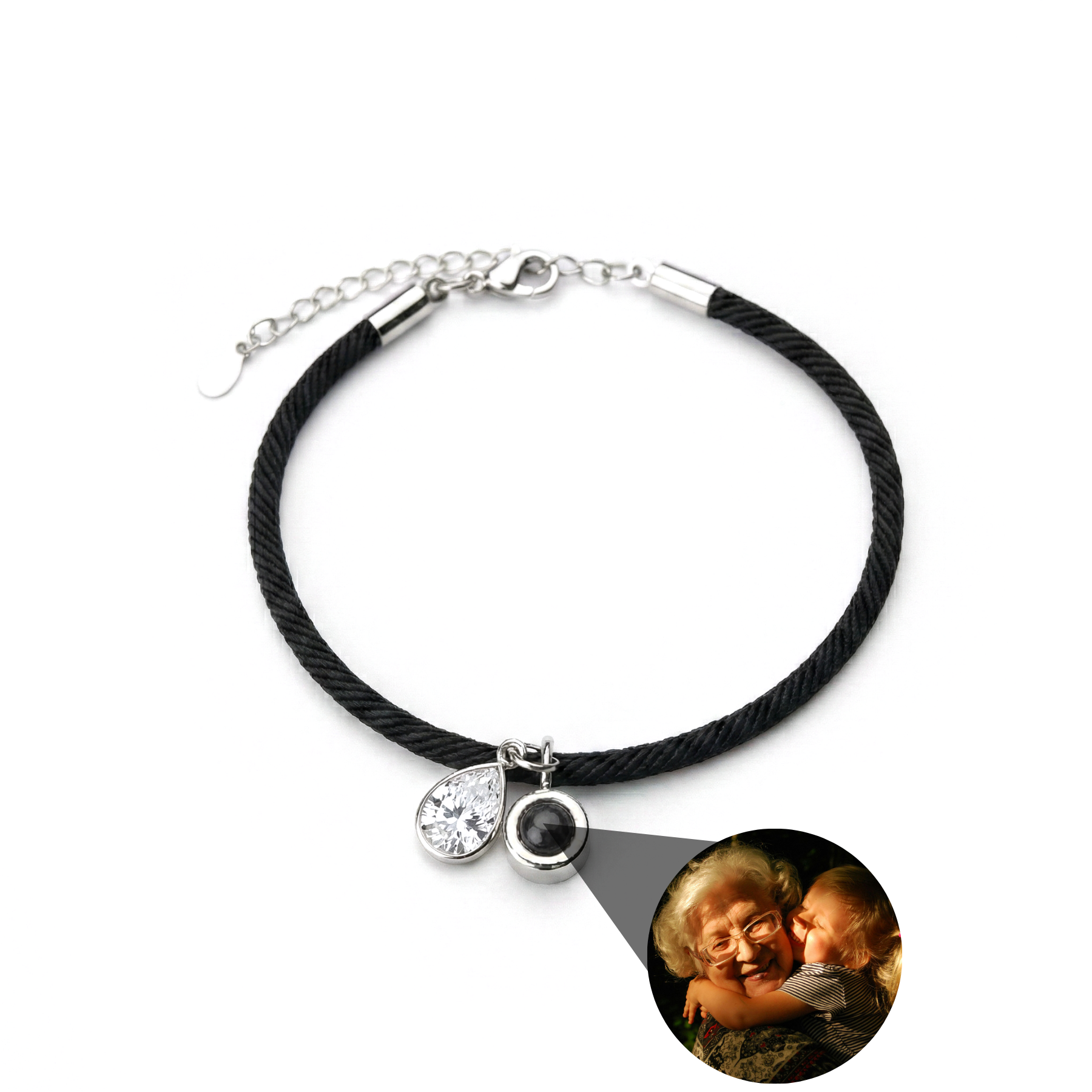 Photo Bracelet with Your Own Photo - Essence Birthstone