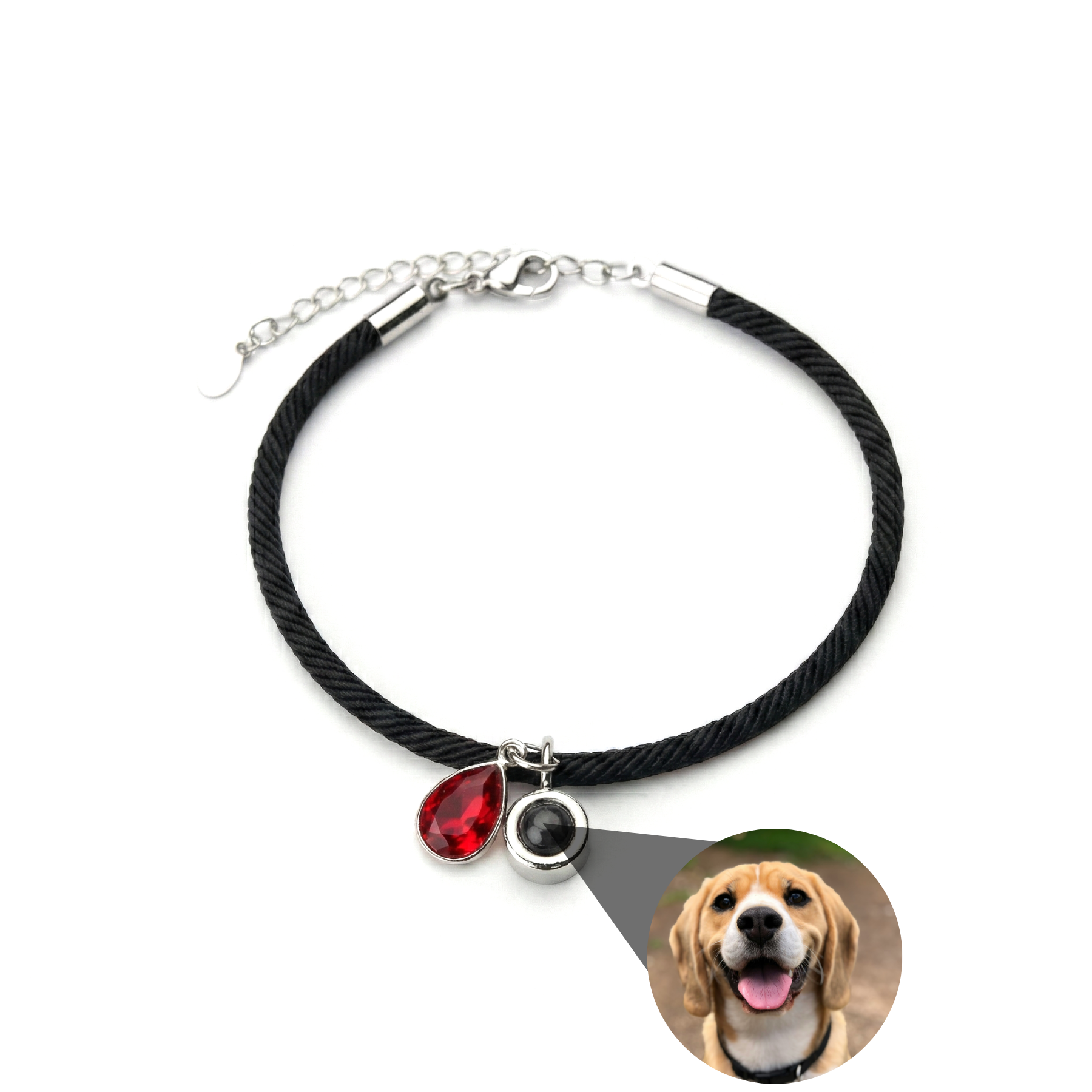 Photo Bracelet with Your Own Photo - Essence Birthstone