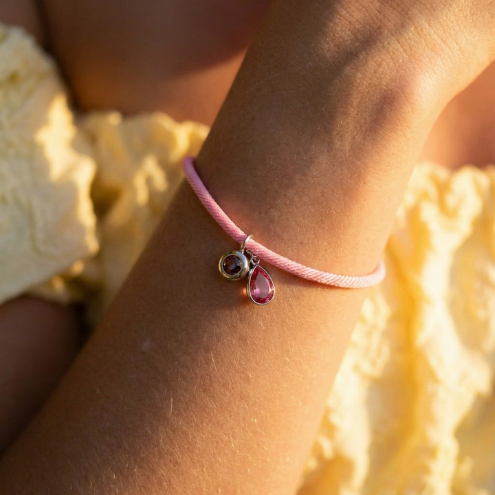 Photo Bracelet with Your Own Photo - Essence Birthstone