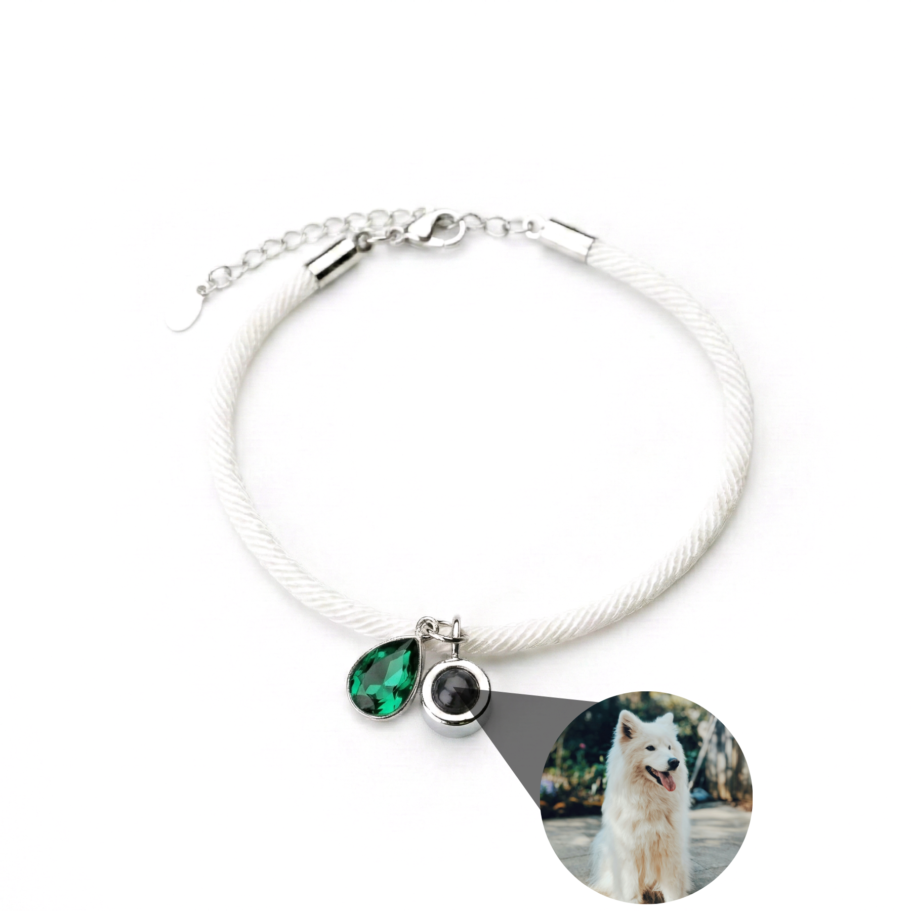 Photo Bracelet with Your Own Photo - Essence Birthstone