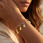 Personalised Bracelet with Engraved Tags