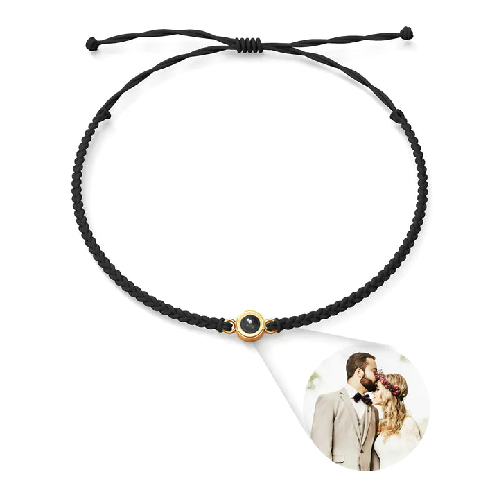 Personalized Circle Photo Bracelet