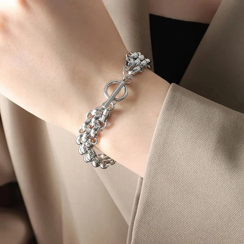 Classy Rice Bead Necklace and Bracelet
