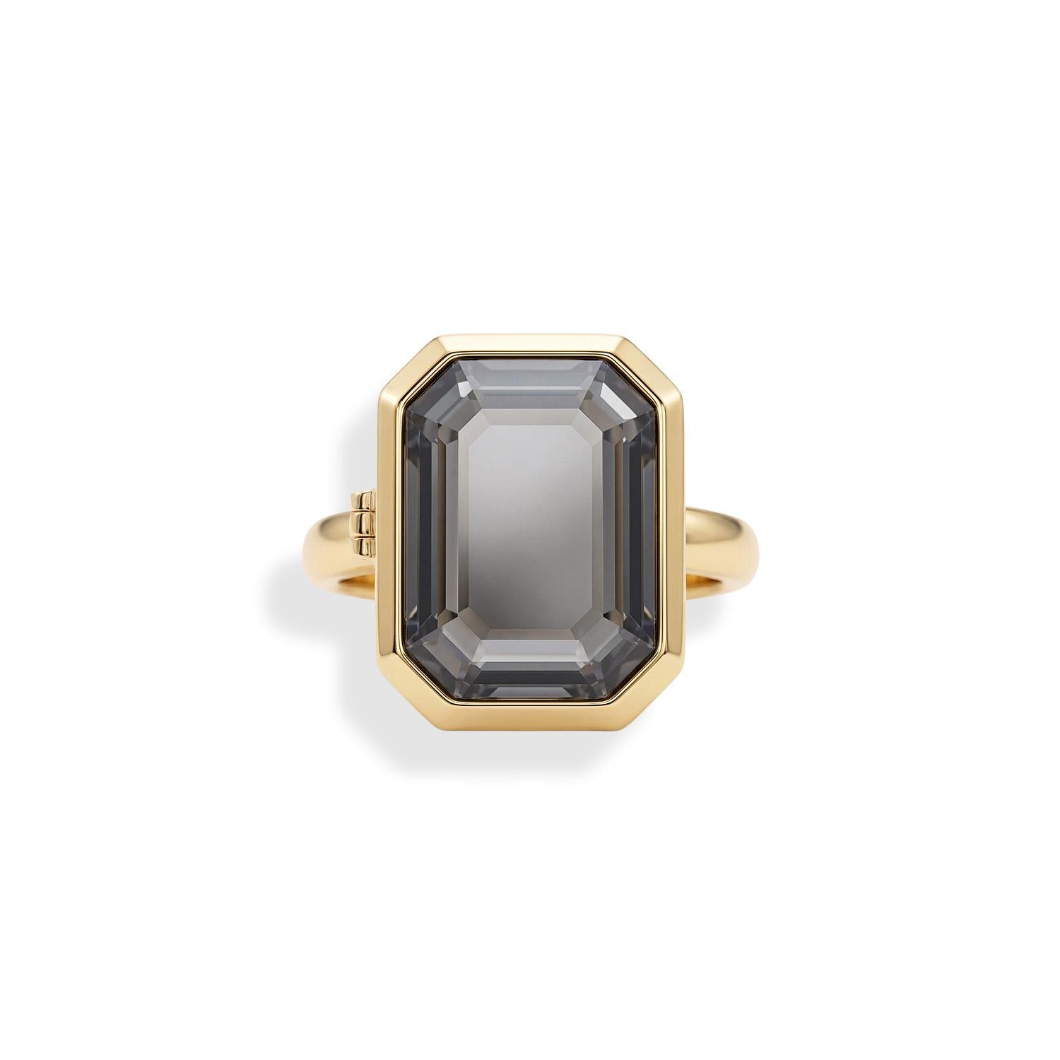 Personalized Cocktail Locket Ring