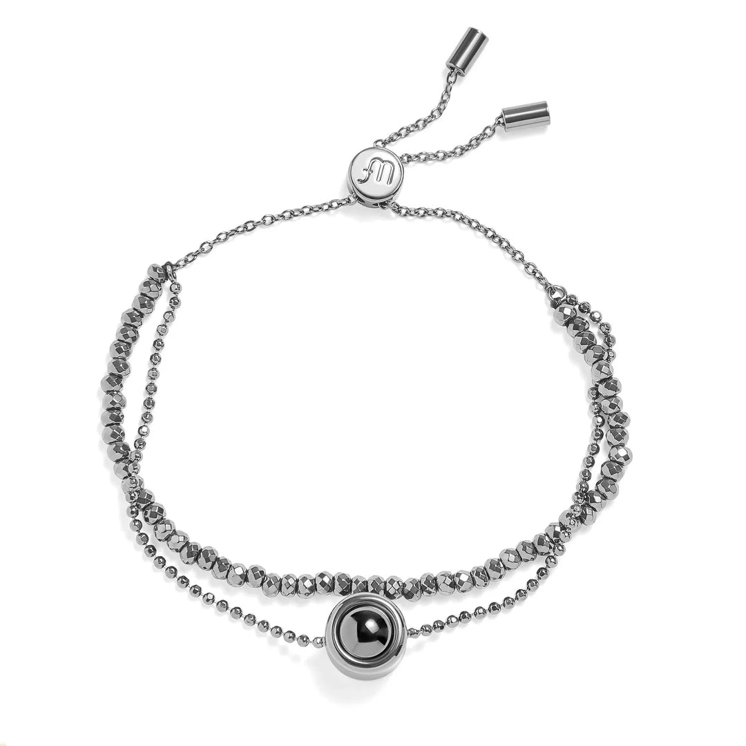 Personalized Crystal Photo Bracelet