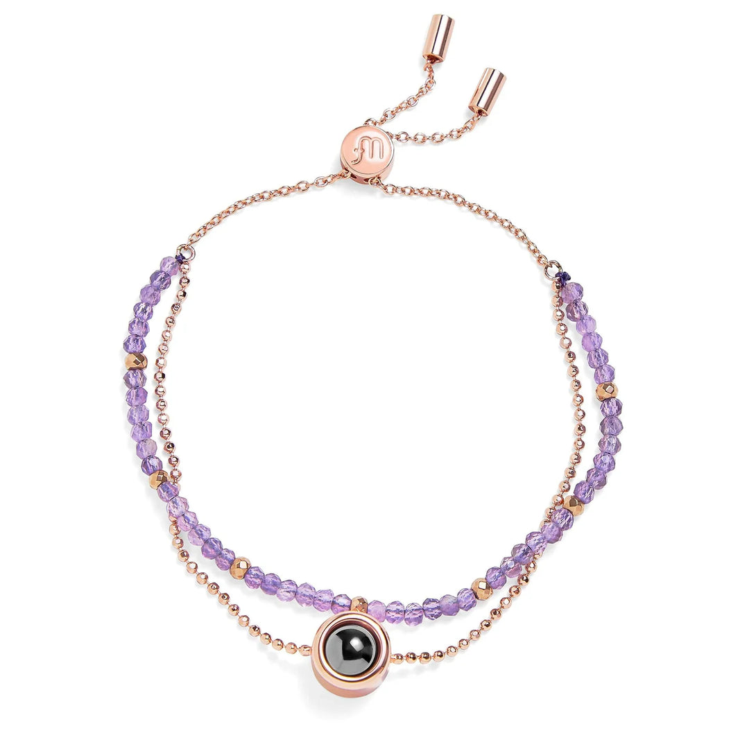 Personalized Crystal Photo Bracelet