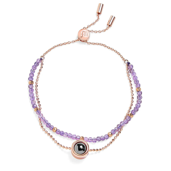 Personalized Crystal Photo Bracelet