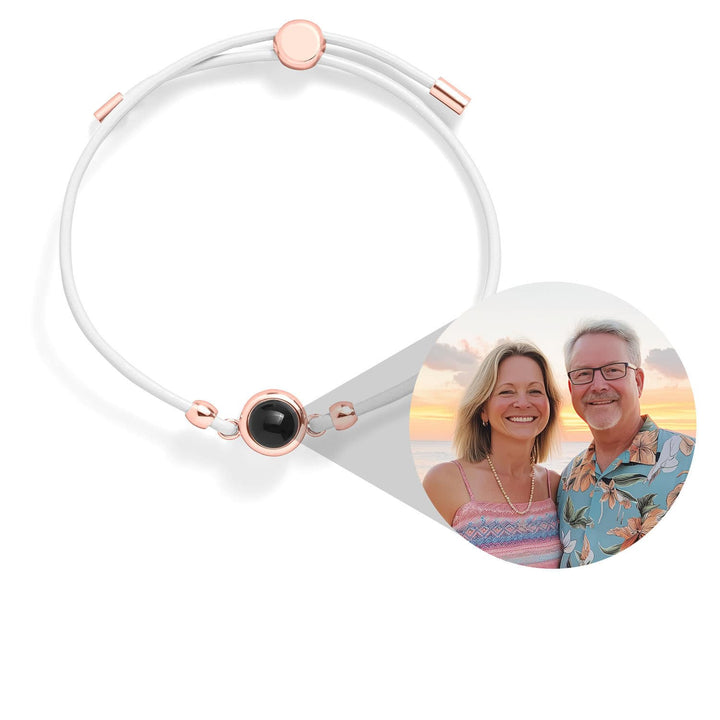 Personalized Leather Photo Bracelet