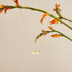 Personalized 3D Heart Initial Necklace