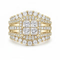 5-in-1 Diamond Accented Ring Stack