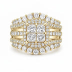 5-in-1 Diamond Accented Ring Stack