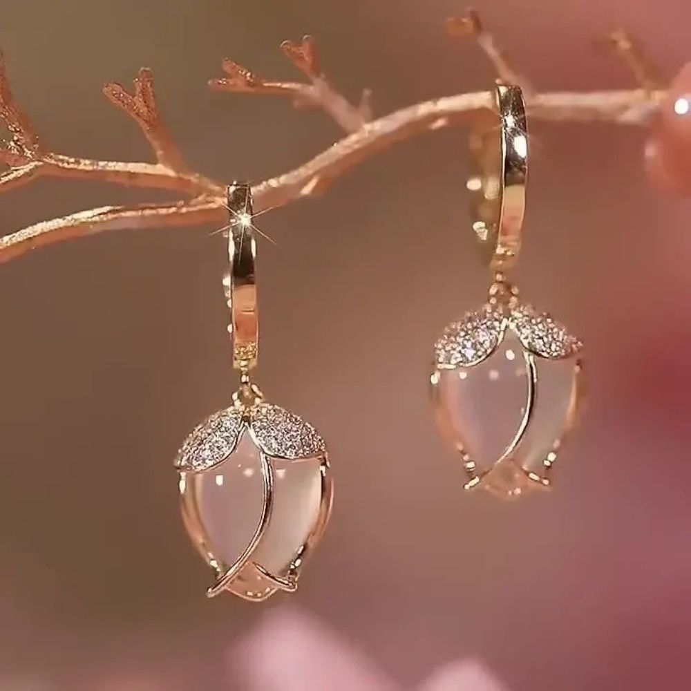 Elegant Tulip Earrings