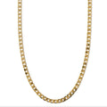 Flat Link Curb Chain Necklace