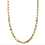 Flat Link Curb Chain Necklace